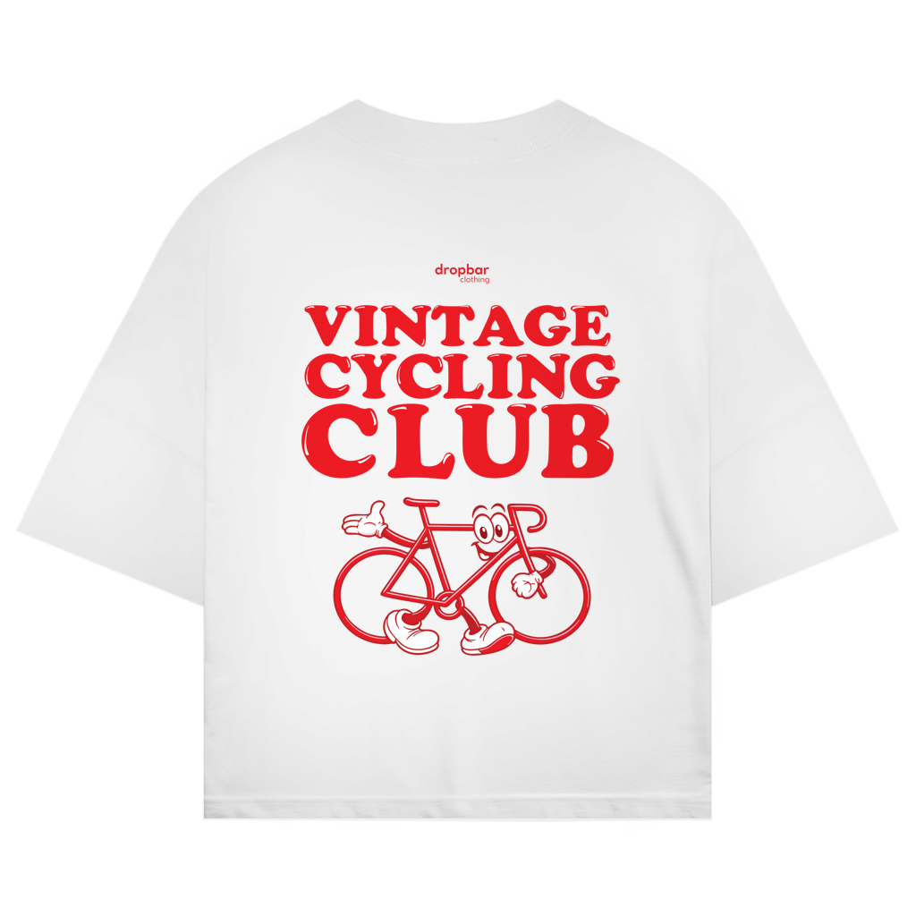 VINTAGE CYCLING CLUB | Oversized Shirt White